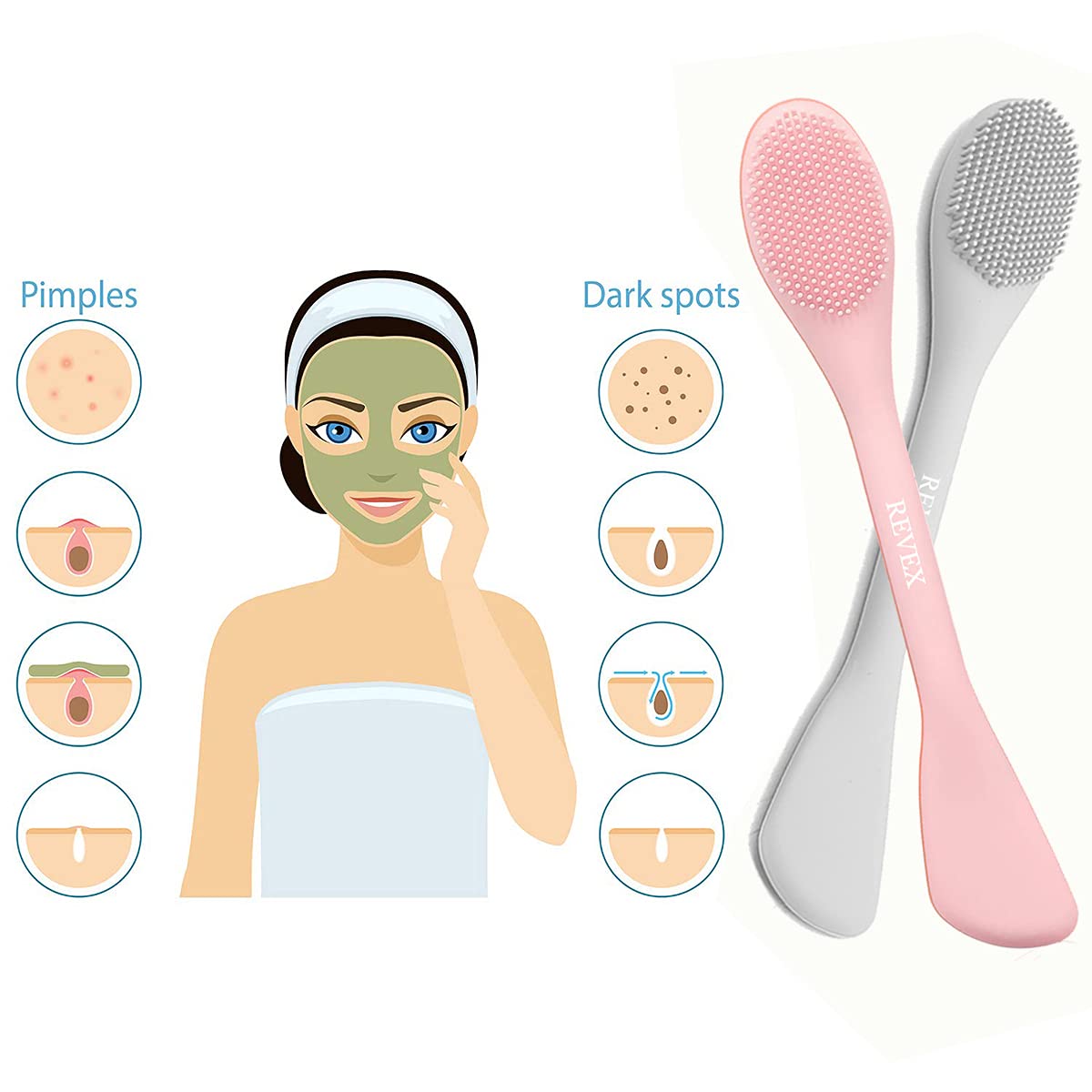 Silicone Face Mask Applicator