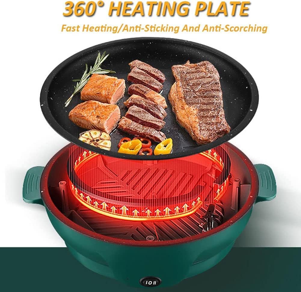 3-in-1 Electric Cooking Pot, Versatile Electric Multipurpose Pan