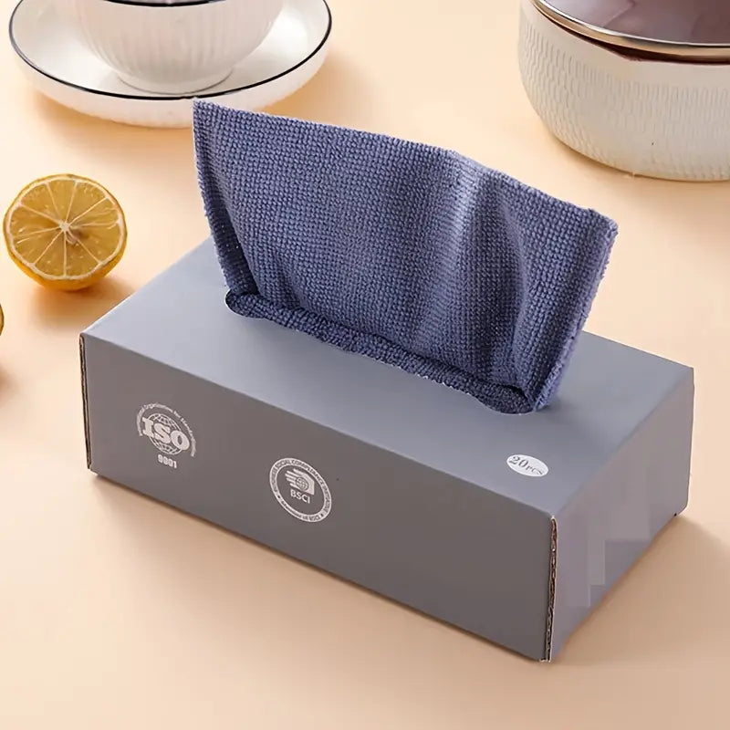 Microfiber Cleaning Clothes - 20 Pieces