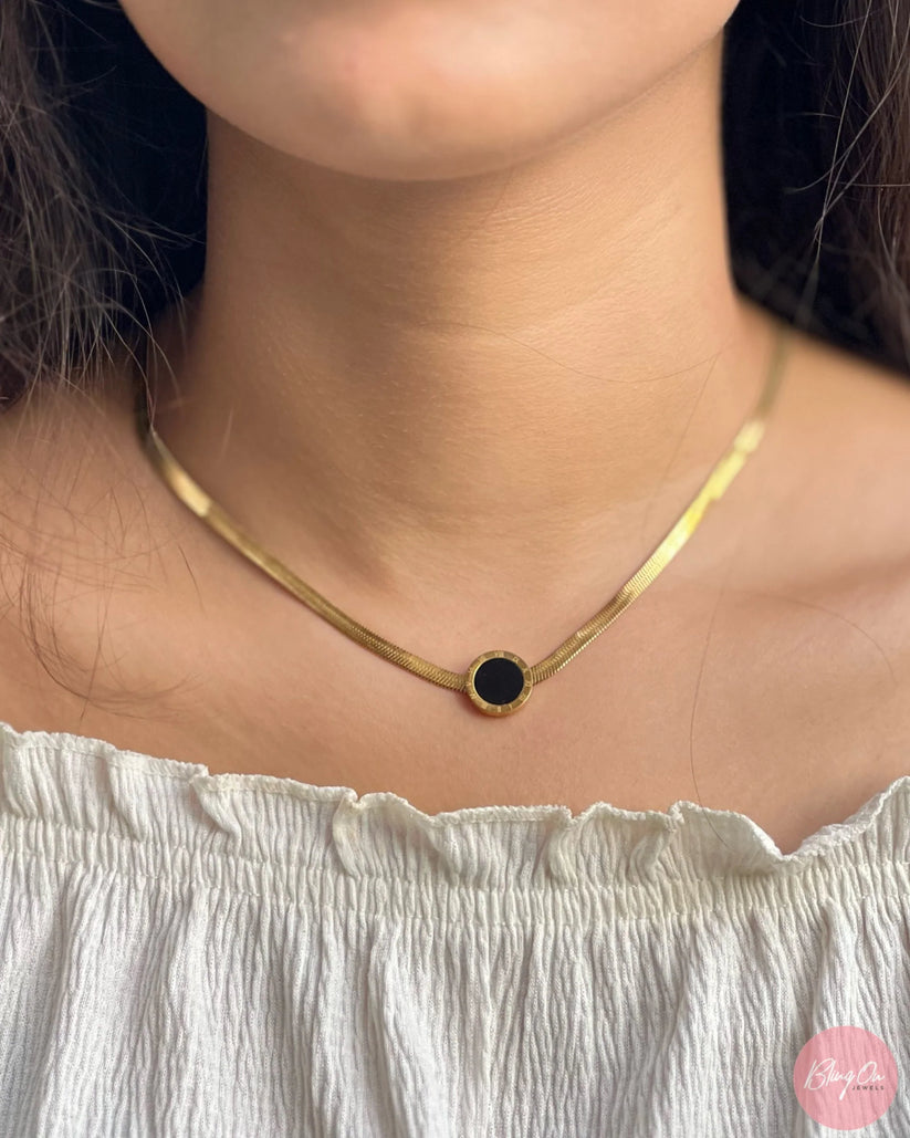 Stainless Black Romania, 4 -Piece Jewellery Set
