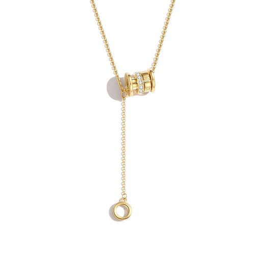 Timeless Gold Bead Pendant