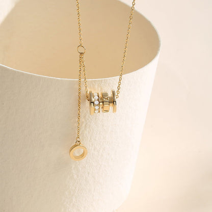Timeless Gold Bead Pendant