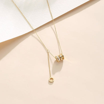 Timeless Gold Bead Pendant