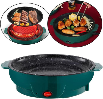3-in-1 Electric Cooking Pot, Versatile Electric Multipurpose Pan