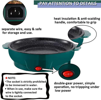3-in-1 Electric Cooking Pot, Versatile Electric Multipurpose Pan