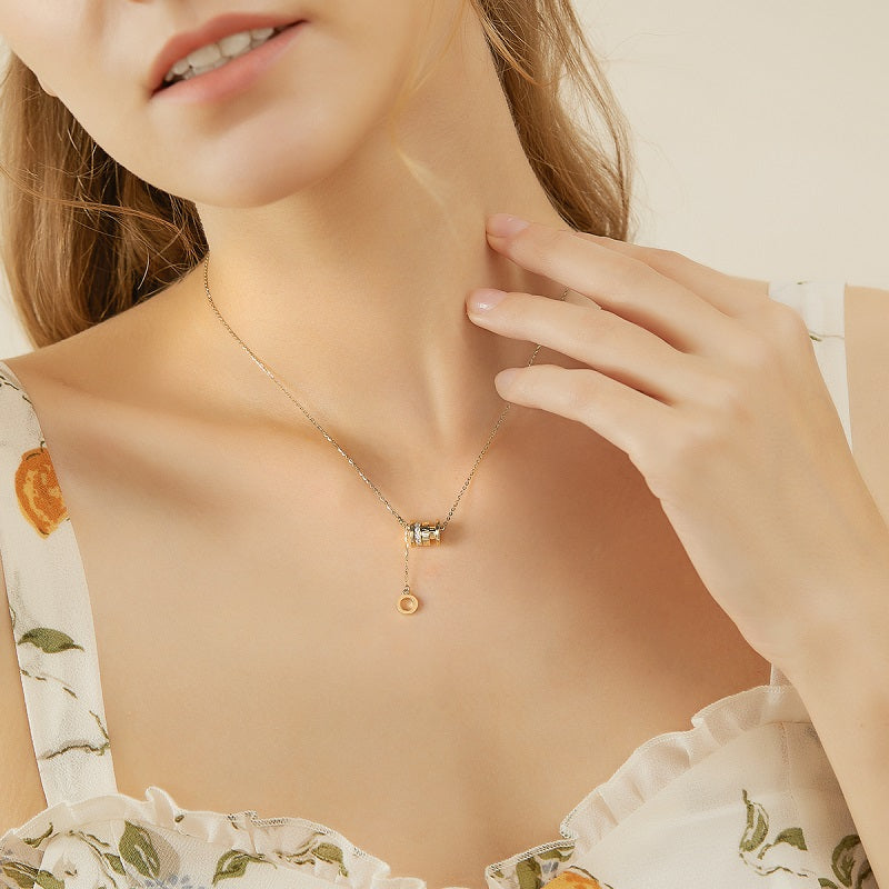 Timeless Gold Bead Pendant
