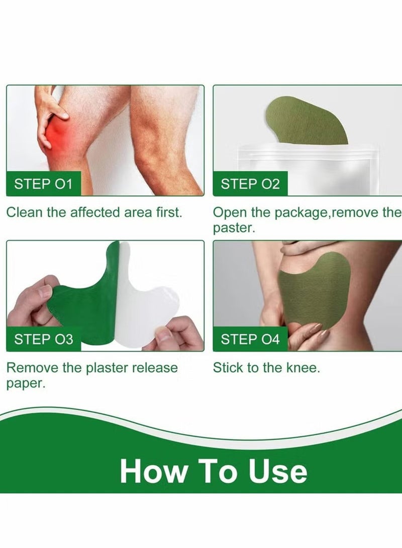 Knee Patches | Instant Pain Relief | 10 Pcs Set | 100% Herbal